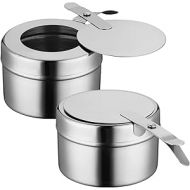 HEMOTON 2 Pieces Stainless Steel Fuel Holder with Cover