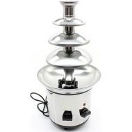 KIOPOWQ Chocolate Fountain 4 Tier Stainless Steel Chocolate Fountain Chocolate Fins Chocolate Fountain Fondue for Wedding Party 220 V 170 W