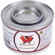 Beeketal Fuel Paste - 6 x 200 g Safety Fuel Paste Cans, Approx. 2-3 Hours Burning Time Per Can, Clean and Odourless, for e.g. Fondue or Chafing Dish Food Warmer - Pack of 6 (6 x 200 g Cans)