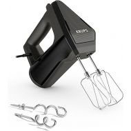 Krups GN6028 3MIX 6000 Hand Mixer | 600 W | Precise Control | Soft Touch Handle | Long Cable | Practical Speed Control | Includes Beater and Dough Hook | Black