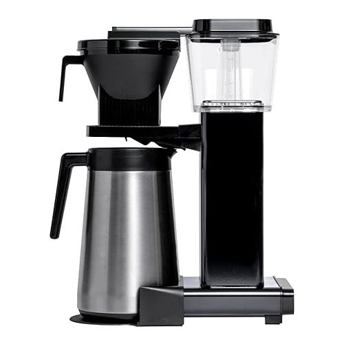  Moccamaster KBGT Thermos, Kaffeemaschine mit Thermoskanne, Filterkaffeemaschine, Schwarz, 1.25 Liter