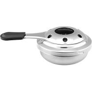 Fondue, portable stainless steel fondue burner, mini fondue accessories, paste burner, 155 x 95 x 45 mm