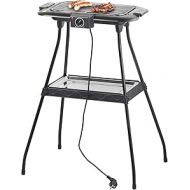 Rosenstein & Sohne Grills: Electric 2 in 1 Stand and Table Grill with Storage Tray, 2000 Watts (Garden Grill)