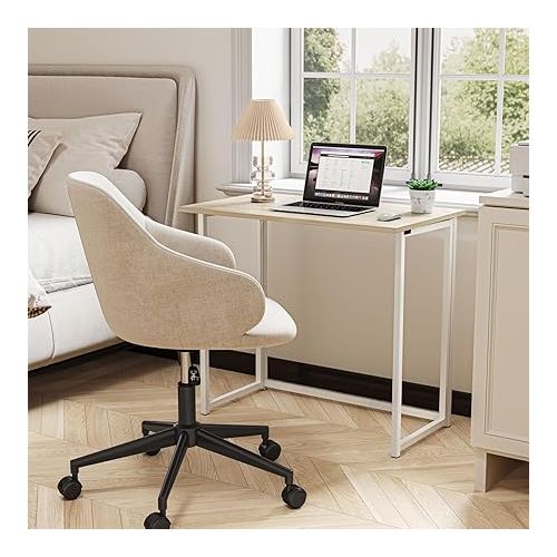  Dripex Foldable Desk, Computer Table for Home Office, Studying