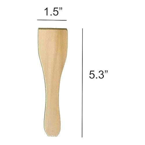  Kosmosta Wooden Raclette Scraper, Wooden Raclette Spatula, Kitchen Utensils for Non-Stick Pans, Cheese Grills, Gourmet Boards, Frying Pans, Fondue, 4 Pcs/Set