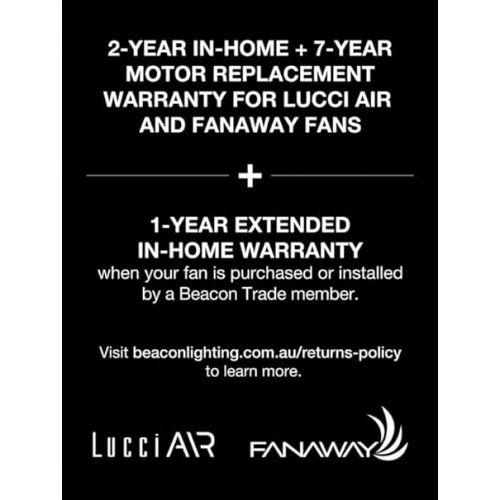  Lucci Air Ceiling Fan Airfusion Moto, Fan with Remote Control, Extremely Flat Ceiling Fan, Diameter 132 cm