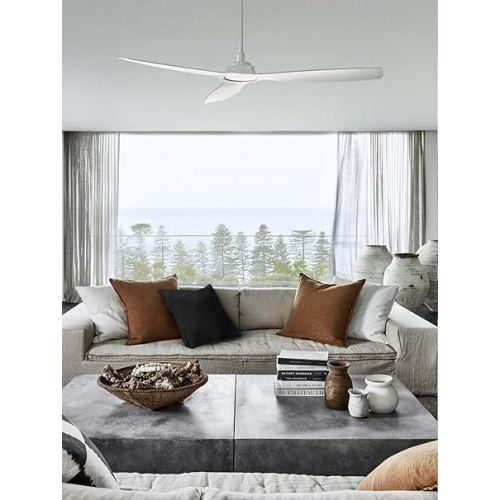  Lucci Air Ceiling Fan Airfusion Moto, Fan with Remote Control, Extremely Flat Ceiling Fan, Diameter 132 cm