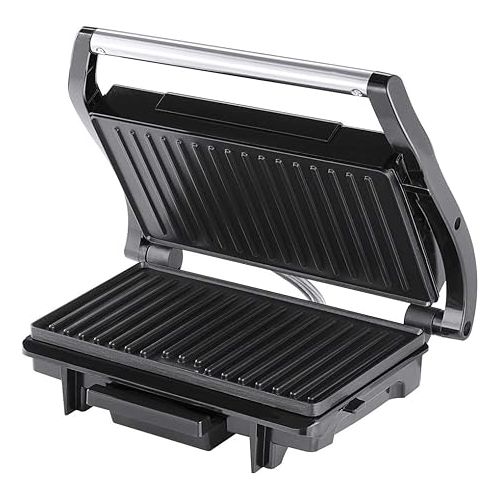  monzana Contact Grill, Table Grill - Non-Stick Coating - Sandwich Toaster, Panini Maker - BPA-Free