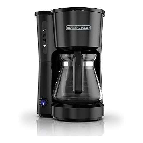  BLACK+DECKER CM0700B Compact 5 Cup Coffee Maker