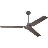 142 cm Deckenventilator Industrial 78623 mit drei Flugeln in der Ausfuhrung Espresso