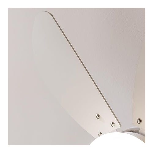  Cecotec - Deckenventilator mit Licht EnergySilence Aero 3600 Vision Full White, 50 W, 91 cm, 3 Geschwindigkeiten, 6 umschaltbare Messer, Winter-Sommer-Modus, einfache Bedienung, Kettenschalter