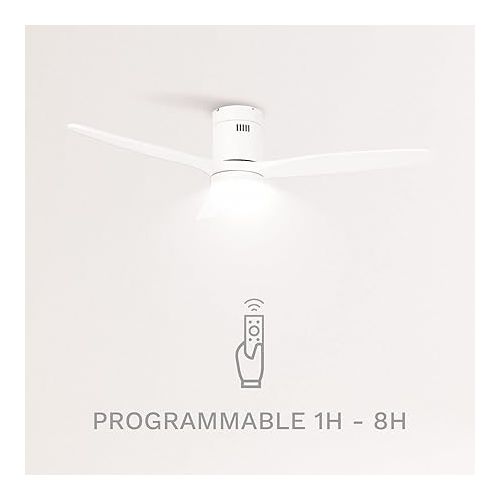  CREATE IKOHS WINDCALM DC STYLANCE WHITE - Ceiling Fan, 40 W, DC, with Light