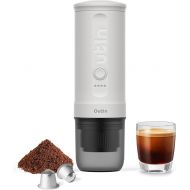 Outin Nano Portable Electric Espresso Machine with 3-4 Minutes Self-Heating, 20 Bar Mini 5V Car Coffee Machine, Compatible with NS Original Capsule & Ground Coffee