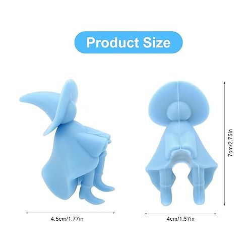  Cooking Spoon Holder Witch on the Stove Spoon Rest Silicone Pot Lid Holder Kitchen Pot Lid Holder Spoon Holder Silicone Lid Lifter Silicone Pan Splash Guard Universal