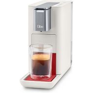 Tchibo Qbo Essential Premium Capsule Machine for Espresso, Caffe and Caffe Grande, Compact Design (Bright Coral)