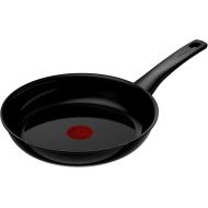 Tefal C43504 Renew On Black Frying Pan 24 cm Ceramic Coating Environmentally Friendly Recycled Thermal Signal for All Hobs Induction Safe Black