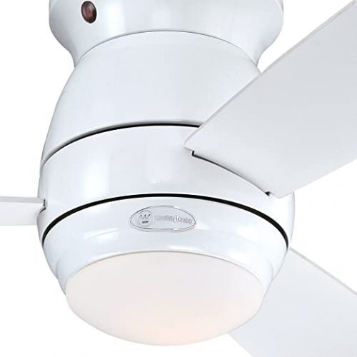  Westinghouse Lighting Halley Ceiling Fan Light, Single Light with Opal Milk Glass