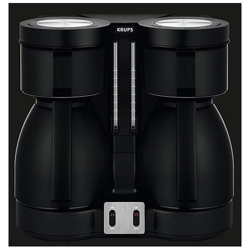  Krups Duothek KT8501 Double Coffee Machine Thermal Black, Single, Black