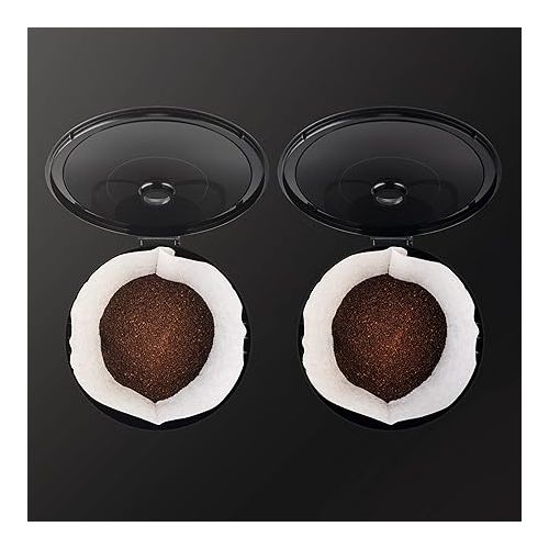  Krups Duothek KT8501 Double Coffee Machine Thermal Black, Single, Black