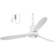 Sichler Haushaltsgerate Ceiling Fan Timer: Mobile XXL Ceiling Fan, 3 Blades, Timer, Shipping Return (Ceiling Fan with Timer, Lightweight Mobile Ceiling Fan)