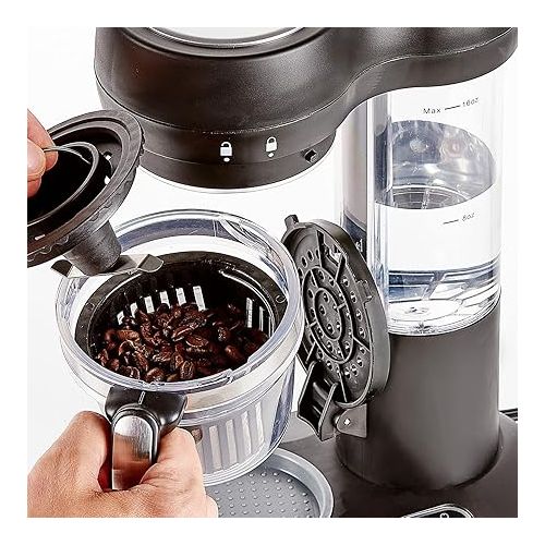  haws Bornholm Coffee Machine with Grinder, 600 W, Thermal Mug