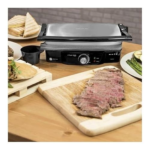  Panini Grill, Electric Grill, Iron and Toasted Sandwich Maker Stone-Coated Rock Slate, 1500 Watts, 28.7 x 17 cm Opening 180 ° Rock '1500 Cecotec.