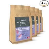 Melitta Manufaktur-Kaffee Filter Coffee Specialty Coffee, 4 x 500 g, Ground, Farm and Region Coffee from Brazil and Nicaragua, Roasted in Germany, Thickness 2.5 in Tray