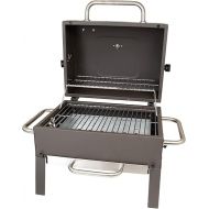 ACTIVA Table Grill Charcoal Angular ToGo I Camping Grill with Lid and Thermometer I Mini Grill A Successful Barbecue