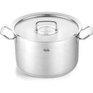 Fissler Original Profi Collection / Stainless Steel Cooking Pot (Diameter 20 cm, 3.9 L) Pots with Metal Lid, Inner Scale - Induction, Silver