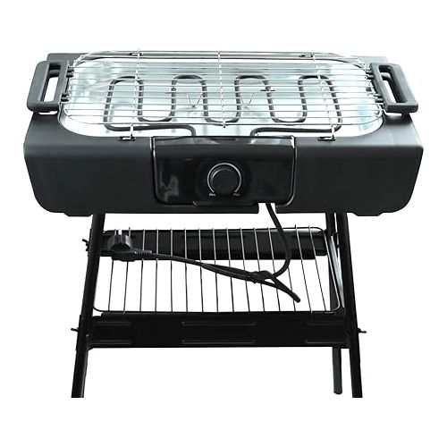  Posten Anker Premium XXL Standing Grill I Electric Grill I Grill Surface 38 cm x 22 cm I 2200 Watt Power I Easter Grilling I Gift Father's Day I Whitsun Grilling