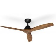 Klarstein Ceiling Fan with 132 cm Diameter, Powerful & Quiet Fan, Ideal for Summer & Winter Operation, with Remote Control for Easy Use, Small Fan