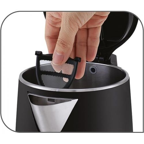  Tefal Safe to Touch KO3718 | Doppelwandig | 1.5 L | assistierende Deckel | 360° drehbare Offnung | Schwarz