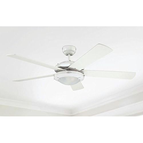  Westinghouse Comet 132 cm/ 52-inches Ceiling Fans, White-White/ Washed Pine