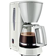 Melitta 720-1 Single Kaffeefiltermaschine 5 M, glass teapot's friend, drip stop, Auto power off weiß/grau