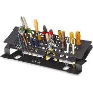 Mordx Mini Screwdriver Organiser Storage Rack for Desktop, Multifunctional Tool Stand, RC Tools Kit Organiser, for Mini Storage of Tools, Metal Material, Durable