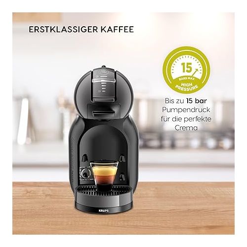  Krups Nescafe Dolce Gusto Mini Me Coffee Capsule Machine, anthracite/grey