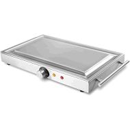 Teppinox M1500 Electric Grill Made in Germany (Electric Grill Plate, Teppanyaki, Table Grill with Precise Temperature Control up to 250 Degrees, Stainless Steel Grill for Best Heat Distribution)