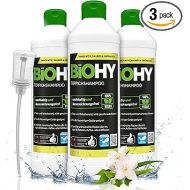 BiOHY Carpet Shampoo (3 x 500 ml) + Doser | Carpet Cleaner Concentrate | Ideal Against Stubborn Stains | Material-Friendly & Animal Friendly | Effective Organic Agent | Powerful Carpet Foam