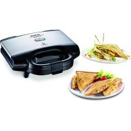 Tefal Ultracompact Sandwichmaker SM1552 | fur dreieckige Sandwichtoasts | antihaftbeschichtete Platten | leichte Reinigung | kein Anbrennen | 700W | Sandwich-Grill | 26.5 x 12 x 26 cm