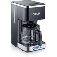 Graef FK 502 Coffee Machine Black Capacity Cups = 10 Timer Function, Glass Jug, Keep Warm