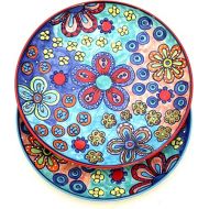 Gall&Zick Ceramic Plate Hand-Painted Colourful Dinner Plate (Breakfast Plate GZ-3400 Set/2)