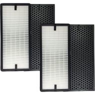 Comedes Filter set for Rowenta PU6010, PU6020, PU6015, PU6025, PU6040, PU6045 air purifier, can be used instead of Rowenta/Tefal HEPA filter XD6077F0 or activated carbon filter XD6061F0