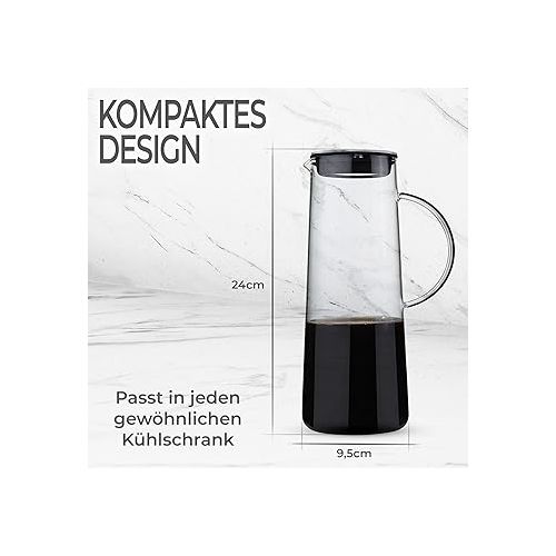  Zassenhaus 0000045017 Maker Brew Glass 8 Cup Black
