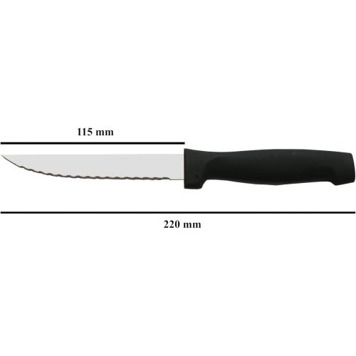  CUPERINOX Meat Knife | Table Knife | Chop Knife | Polypropylene Handle | Stainless Steel | 11 cm | Dishwasher Safe