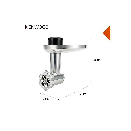  Kenwood KAX950ME Meat Mincer (Food Processor Accessories, Suitable for all Chef and KMix Food Machines), Single