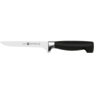 ZWILLING Four Star Boning Knife 14 cm, Stainless Special Steel, Ergonomic Plastic Handle, Black [Made in Germany]