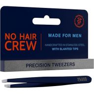 NO HAIR CREW Precision Tweezers for Men - Hand Cut in Germany Made of Stainless Steel