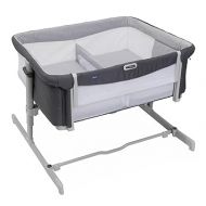 Chicco Next2Me Twins, Cot Bed for Twins, 2 Mattresses, One-Handed Side Grid, Height Adjustable, Adjustable with 11 Height Levels, Foldable Feet, 0m+