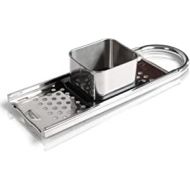 Amazy Stainless Steel Grater for Spatzle - The Ideal Alternative to a Scraper and Slicer for Homemade Spatzle and Knopfle Noodles (for Pans up to 30 cm Diameter)