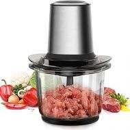 Electric Kitchen Chopper, Multi-Chopper Electric 400 W with 1.5 L Glass Container, Food Processor Electric Universal Chopper 2 Speed Levels for Meat, Fruit, Vegetables, Baby Food